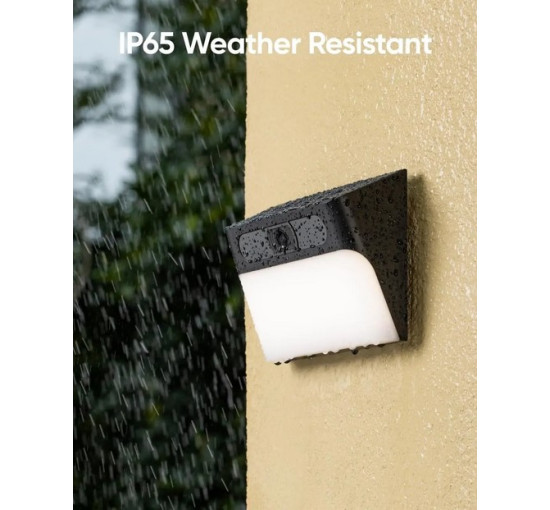 Сонячна камера безпеки Eufy Security Solar Wall Light Cam S120 Бездротовий відкритий, камера 2K (my-18013)