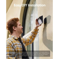 Сонячна камера безпеки Eufy Security Solar Wall Light Cam S120 Бездротовий відкритий камера 2K (my-18013)