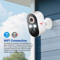 Беспроводная камера видеонаблюдения 1080 ClipBlur M9 цветное ночное видение (my-18117)