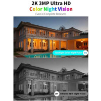 Беспроводная камера видеонаблюдения с ночным видением ieGeek ZS-GX3S с солнечной панелью (my-17219)