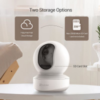 Умная домашняя WiFi-камера видеонаблюдения с датчиком движения EZVIZ CS-TY1 (1080P) Двусторонняя связь, Интеллектуальное слежение (my-17217)