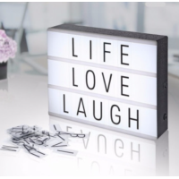 Ночник лайтбокс Light Box с буквами (my-1046)