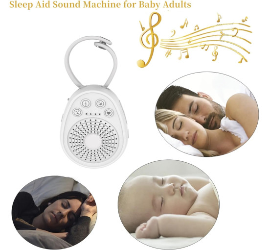 Генератор шума для сна новорожденных детей Rainbuvvy с 20 успокаивающими звуками (my-4253)