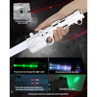 Двухклинковый светодиодный расширяемый световой меч для детей MAGICDESIGN (my-12087)