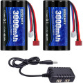 Литий-ионный аккумулятор URGENEX 3000 мАч 7,4 В с разъемом Deans T Plug 2S (my-17194)