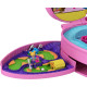 Компактный рюкзак Polly Pocket Theme Park с 2 куклами, аксессуарами и множеством развлечений Mattel GYK91 (my-14034)