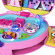 Компактный рюкзак Polly Pocket Theme Park с 2 куклами, аксессуарами и множеством развлечений Mattel GYK91 (my-14034)