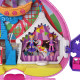 Компактный рюкзак Polly Pocket Theme Park с 2 куклами, аксессуарами и множеством развлечений Mattel GYK91 (my-14034)