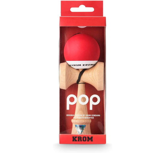 Кендама KROM POP LOL для новичка красный (my-14052)
