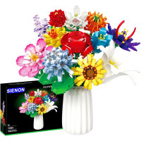 Набір для збирання букета квітів SIENON 11053 - 1064 предмети, 12 видів квітів (my-14023)
