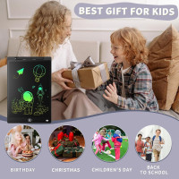 Портативная 8,5-дюймовая стираемая доска для рисования Genialba 8002 черный (my-15203)