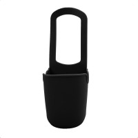 Универсальный складной подстаканник для коляски черный (my-15122)