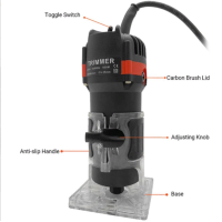 Многофункциональный электрический триммер для древесины 800 Вт 30000 об/мин. (my-4362) Б/У