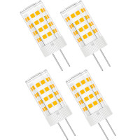 Светодиодная лампа DUMILOO G4 мощностью 4 Вт 3000 К теплого белого цвета 12 В (my-4364) комплект 4 шт.