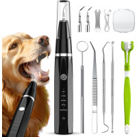 Ультразвукова зубна щітка для видалення зубного нальоту та каменю у домашніх тварин Wanocean Wan26 чорний (my-9042)