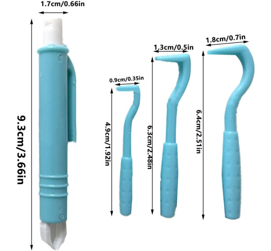 Набір інструментів для видалення кліщів Virtcooy, набір з 4 предметів для видалення кліщів у кішок та собак - аксесуари для домашніх тварин від бліх, вошей (my-12119)