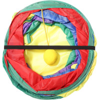 Туннель для кошек - игрушки для домашних животных для кошек, щенков, кроликов, длина 80 см Pepisky Indoor Cat Tunnel 3 (my-12158)