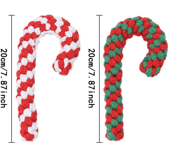 Іграшки для домашніх тварин, різдвяний набір жувальних іграшок для собак із 3 предметів (my-14100)