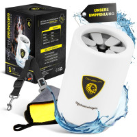 Средство для чистки собачьих лап Cambur Extra Soft - Размер S - Включает полотенце из микрофибры + ремень безопасности (my-14048)