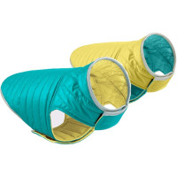 Світловідбивна водонепроникна двостороння куртка для собак Blue Dream Island, розмір 2XL, синій/жовтий (my-15327)