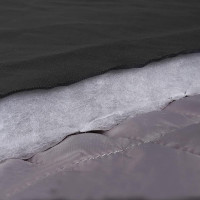 Водонепроницаемая зимняя светоотражающая полосатая куртка для средних собак с отверстием для шлейки DoggieKit, размер 6XL, черный (my-15325)