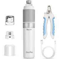 Профессиональная машинка для стрижки когтей домашних животных с плавной регулировкой скорости Casifor, электрическая пилка для ногтей для собак и кошек (my-15100)