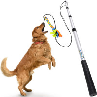 Флирт-штанга для собак YES4QUALITY, безопасная и прочная для крупных пород, прочная дразнящая палочка для дрессировки (my-15140)