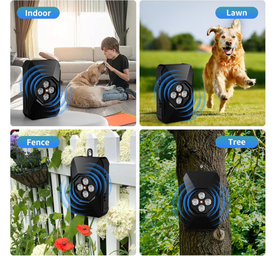 Антилай для собак ультразвуковое устройство с 3 режимами SOLITUZURODE (my-18148)