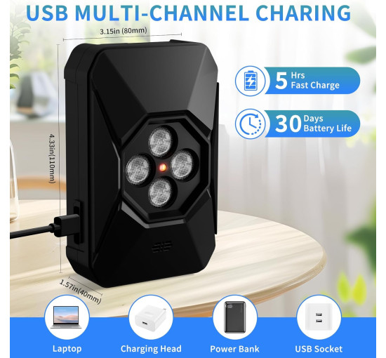 Антилай для собак ультразвуковое устройство с 3 режимами SOLITUZURODE (my-18148)