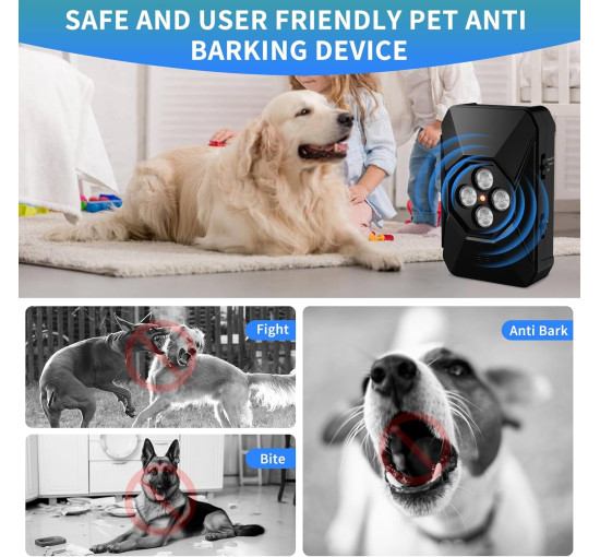 Антилай для собак ультразвуковое устройство с 3 режимами SOLITUZURODE (my-18148)