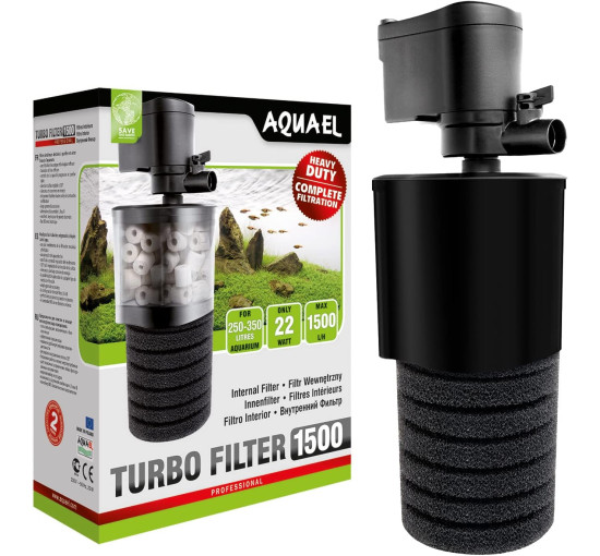 Внутрішній силовий фільтр для акваріума Aquael Turbo (1500) (my-2028)