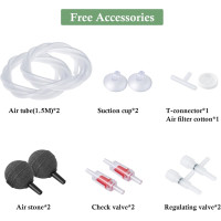 Регульований насос для акваріума продуктивність 6 л/хв FEDOUR 4W (my-18164)