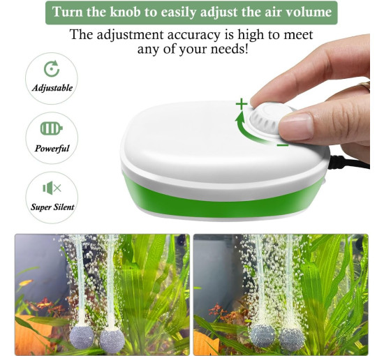 Регульований насос для акваріума продуктивність 6 л/хв FEDOUR 4W (my-18164)