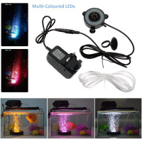 Світлодіодний світильник Air Stone для акваріума, різнокольоровий диск-міхур для риб (my-18158)