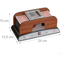 Дерев'яний тасовувач карт Relaxdays 10021343 (my-1025)