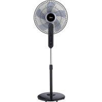 Бесшумный напольный вентилятор Midea FS40-15FR с дистанционным управлением. (my-16090)