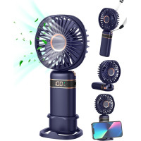 Портативный вентилятор FAPPEN FJ00G 5 скоростей, складной темно-синий (my-11026)