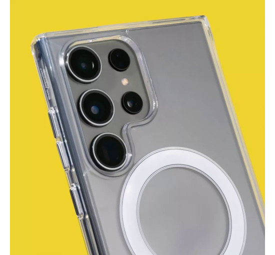 Чохол WAVE Clear Case (PC+TPU) із магнітним кільцем Samsung Galaxy S24 Plus (my-6150)