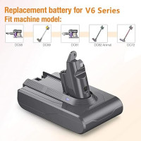  Сменный аккумулятор для пылесоса Dyson серии V6 SV06 DC58 DC61 на 4000 мАч (my-6151)