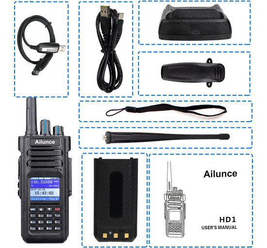 Цифрова аматорська рація Retevis Ailunce HD1 (my-6063)