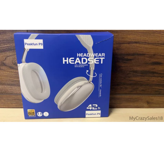 Бездротові навушники PEAKFUN P9 чорні (my-6088)
