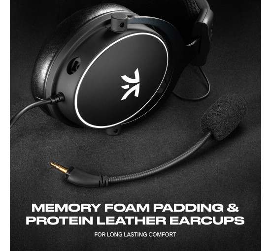Игровая гарнитура Fnatic React HS0003-001, с разъёмом 3,5 мм, черный (my-19024)