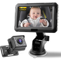 Камера Sisenny JH0530 на задньому сидінні автомобіля 4,3'' 1080P HD з функцією нічного бачення (my-8150)