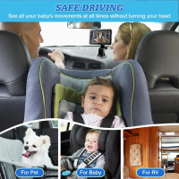 Камера Sisenny JH0530 на заднем сиденье автомобиля 4,3'' 1080P HD с функцией ночного видения (my-8150)