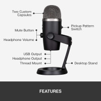 Микрофон Logitech for Creators Blue Yeti Nano (my-6105)
