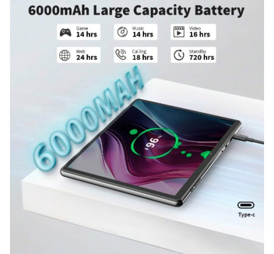 Планшет RELNDOO Android13 ОЗУ 6 ГБ ПЗУ 256ГБ CPU Rockchip экран 10,1" зеленый (my-8051)