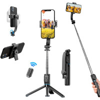Портативний штатив для телефону-селфі-палиці Pangshi C01 (my-6089)