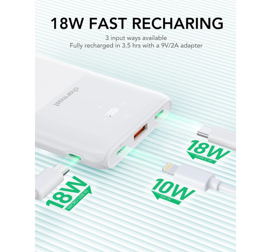 Портативное зарядное устройство Mini Power Bank Charmast 10000 мАч (my-6031)