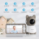 Відеоняня ieGeek Baby 1T з роздільною здатністю 2K та 5-дюймовим екраном, у сірому кольорі (my-19034) Відеоняня ieGeek Baby 1T з роздільною здатністю 2K та 5-дюймовим екраном, у сірому кольорі (my-19034)