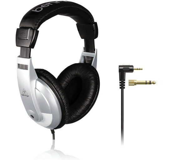 Закрытые студийные наушники Behringer HPM1000, 32 Ом, разъём 3,5 мм, серебристый (my-19025)